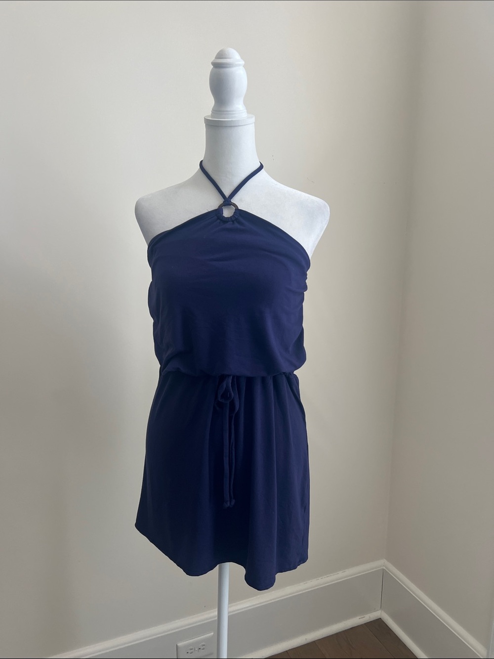 Women’s Tori Richard blue halter dress size extra small